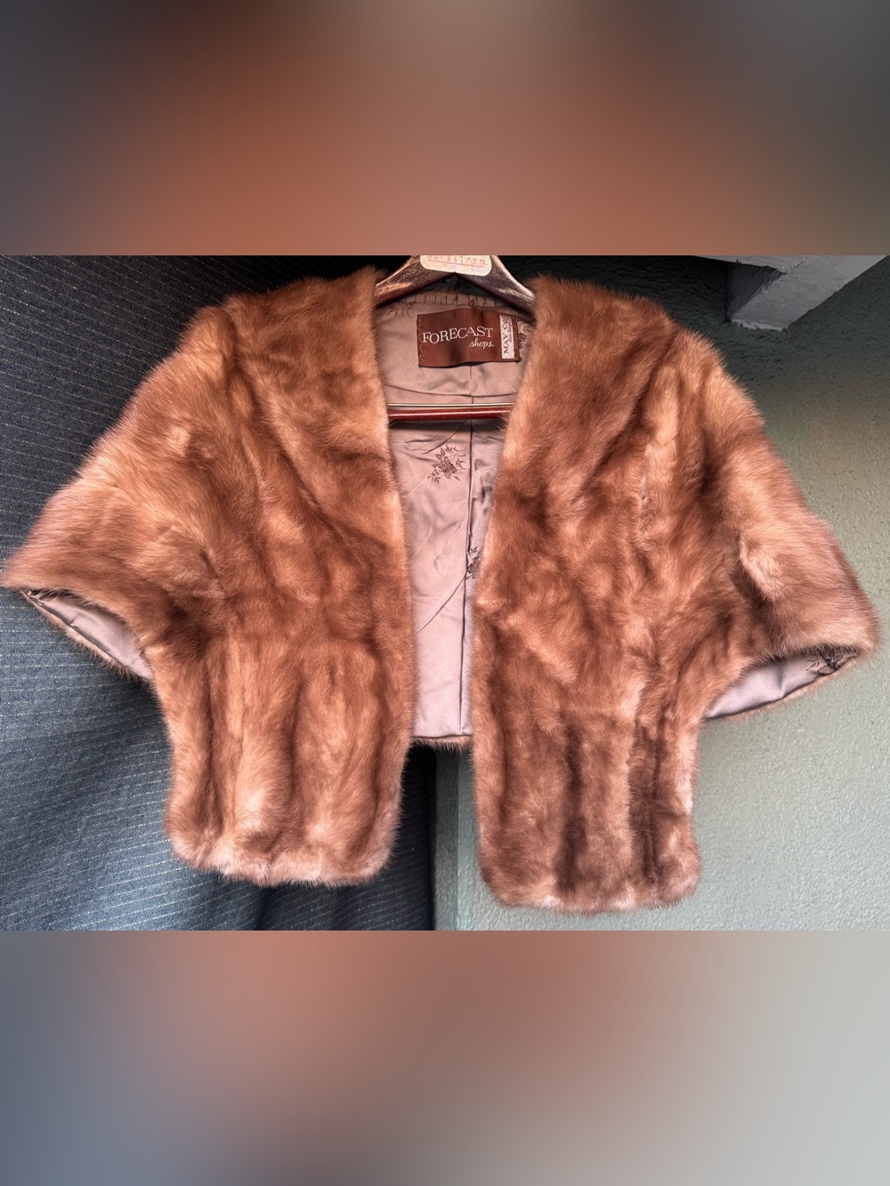 Vintage Forecast shops Genuine Fur Bolero